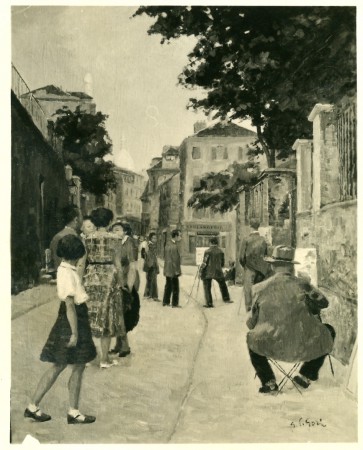 Pittori a Montmartre - 1957